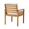 Alaterre Furniture Okemo Acacia Outdoor Dining Chair with Cushion ANOK02ANO - alternate 5